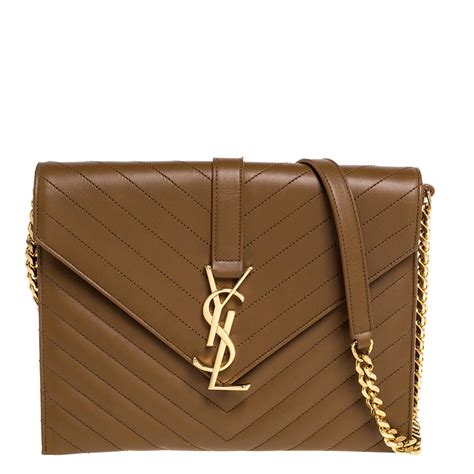 ysl clutch tan|saint laurent clutch.